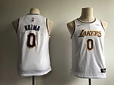 Youth Lakers 0 Kyle Kuzma White 2018-19 Nike Swingman Jersey,baseball caps,new era cap wholesale,wholesale hats